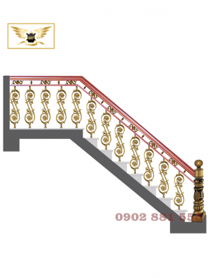 Cầu Thang Nhôm Đúc ct07